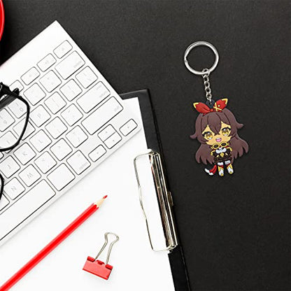 Impact Videogame Colorful Lanyard Keychains Stickers - color: Amber