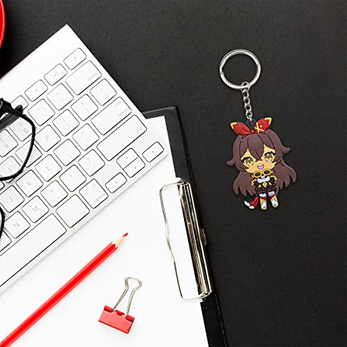 Impact Videogame Colorful Lanyard Keychains Stickers - color: Amber