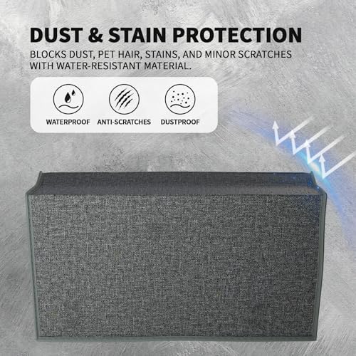 PlayVital Dust Cover for Nintendo Switch 2, Anti Scratch Dust Guard Waterproof Cover Sleeve for Nintendo Switch 2 Console & Charging Dock - Gray - color: Gray