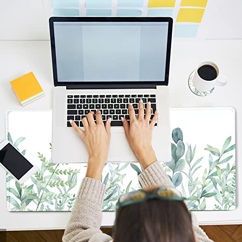 DINKY Extended Gaming Mouse Pad, Stable Non-Slip Rubber Base Mousepads, Large Mouse Mat with Stitched Edge, Keyboard Mouse Mat Desk Pad for Office, Game (Inspiration Quote) - color: Positive Quote