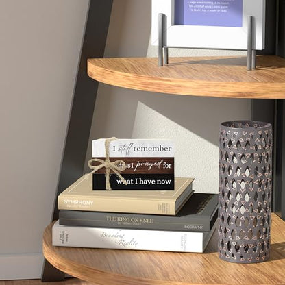 Decorative Books For Home Decor, Coffee Table Faux Wood Book Stack Decor, I Still Remember Modern Stacked Book Decor, Stacked Display Books For Shelf Mantel Nightstand Display, Three Pieces -C(07) - style: I still remember -02