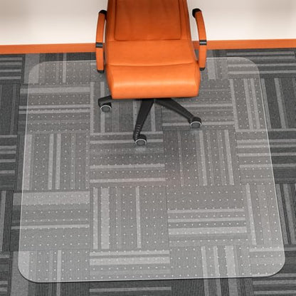 WASJOYE Chair Mat for Carpet, Office Chair Mat for Carpet, Thick Desk Chair Mat with Non-Slip Studded for Home and Office Low Pile Carpet, 45" x 53" Rectangle for Carpet - size: 45" x 53" Rectangle for Carpet