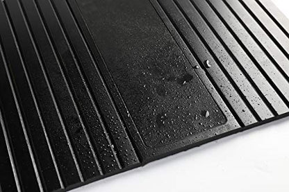 GEHE Couch Arm Tray Table, Flexible/Foldable Sofa Armrest Tray, Couch Armrest Table Cup Holder Great for Drinks Snacks Remote Control, Portable Side Table and Anti-Slip Bottom - color: Black