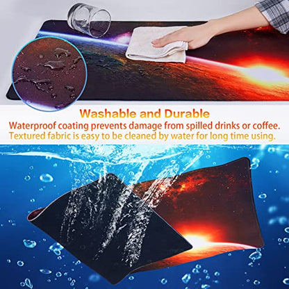 Canjoy Gaming Mouse Pad, Large Extended Mouse Pad Big Computer Mousepad for Home Office Gaming Work 31.5x15.7inch - color: Sunrise