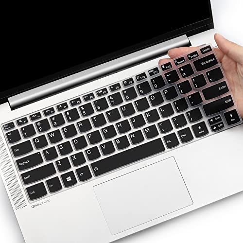 Keyboard Cover for Lenovo Yoga 5i 7i 14" 2-in-1, Lenovo Flex 5 14", Ideapad 5/5i 14", Lenovo Slim 7 9 14", IdeaPad Flex 5 5i 14, Ideapad Pro 5/Pro 5i 14, IdeaPad Slim Pro 5i 7i, ThinkBook 14 G2 G3 - color: BLACK