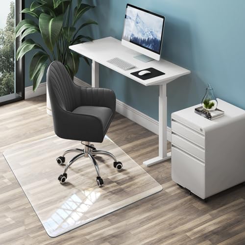 48" x 36" Office Chair Mat for Carpet Heavy Duty Hard Clear Desk Chair Mat Protection Floor Mats Can be Used on Carpet or Hard Floor - size: 36'' x 48'' Rectangle