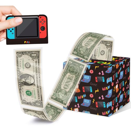 Birthday Money Box for Cash Gift Pull Money Pull Box for Cash Gift Happy Birthday Card and 35Pcs Transparent Bags Gifts for Boys Girls Best Friend Child Kids - color: Color 006
