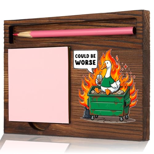 We’re All in This Together Desk Decor, Funny Office Sticky Note Holder for Coworker Team Gift, Memo Pad Holder Work Desk Organizer STYW12 - style: We’re All in This Together