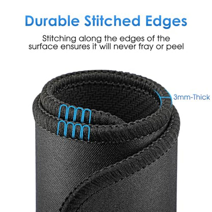 KTRIO 20 Pcs Mouse Pads, Larger Surface, Stitched Edges, 11 x 8.5 Inches - size: 20Pack (8.5" x 11")