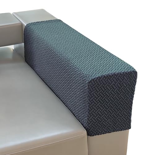 Couch Arm Covers for Sofa, Armrest Armchair Covers Stretch Recliner Chair Slipcovers, Set of 2 (Gray, Large) - color: Grey