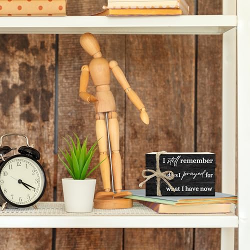 Decorative Books For Home Decor, Coffee Table Faux Wood Book Stack Decor, I Still Remember Modern Stacked Book Decor, Stacked Display Books For Shelf Mantel Nightstand Display, Three Pieces -C(06) - style: I still remember -01