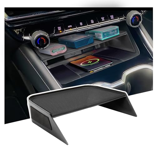 Center Console Organizer Compatible with 2024-2026 Chevy Traverse Interior Accessories, Storage Box Insert Divider Compartment Tray; Not fit for 2024 Chevy Traverse Limited - size: Center Console Compartment Tray (1PC)