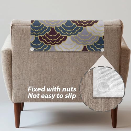 Headrest Covers for Recliners Gray Head Rest Cover for Recliner Easy to Install Headrest Slipcovers Covers Pet Scratch Resistant Sofa Headrest Covers 2 Pack - color: Grey