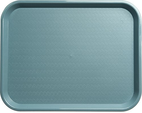 Carlisle FoodService Products Café Cafeteria Tray, Fast Food Tray for Restaurant or Commercial Use, 14" x 18", 1 Count, Slate Blue