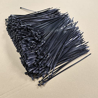 Zip Ties 1000 PCS 12 Inch Cable Zip Ties Heavy Duty, Premium Plastic Wire Ties with 50 LBS Tensile Strength, UV Resistant Cable Ties, Self-Locking Black Nylon Tie Straps (12 inch 1000 pcs, Black) - color: Black, size: 12 inch 1000 pcs