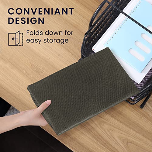 kwmobile Dust Cover Compatible with HP DeskJet 2755e / DeskJet 2720e / 2710e / 2820e / 2721e - Printer Case - Fabric Protector Cover - Dark Grey - color: Dark Grey