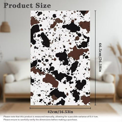 Recliner Slipcovers Recline Headrest Cover Tear Fade Resistant Sofa Armchair Headrest Cover Lounge Chair Headrests Protector Covers 16.53x26.18 Inch Couch Chair Covers Brown Cow Print - color: Brown Cow Print