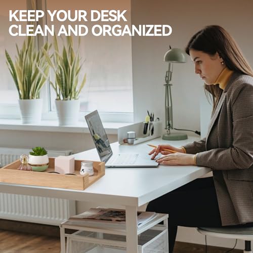 KIRIGEN Wood Letter Tray, Single-Tier Front-Load Desktop Paper Organizer, Wooden Document Tray for Letter and A4 Paper, File Folder, Mail, Home Office Desk, 13.77 x 10.62 x 2.16 Inch, TP-NA - color: Natural