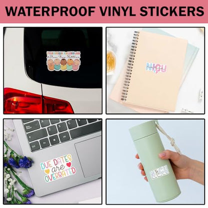 SODAVA (10pcs, 3in) NICU Nurse Stickers, Pack for Laptop, Water Bottle, Notebook – Neonatal ICU Nurse Vinyl Stickers, Medical Quote Decals, Nursing Student Gift Idea, Healthcare Worker Accessories - color: Nicu