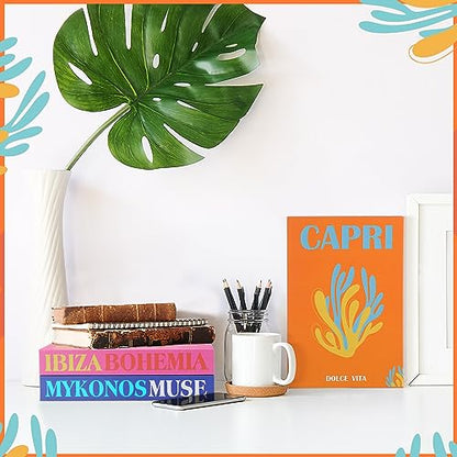 Cholemy 3 Pcs Fake Books Decorative Preppy Book Storage Box Faux Magnetic with Hidden Storage Faux Aesthetic Decor for Dorm Room Bookshelf Coffee Table Jewelry Keys Small Items