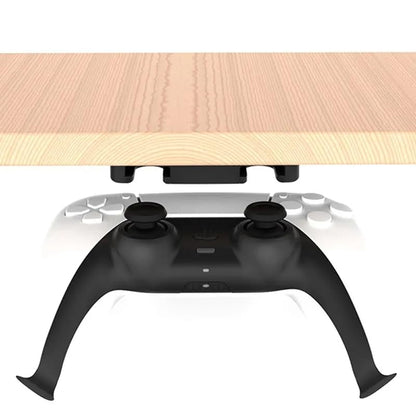 Gamepad Collect Holder Bracket for PS4 PS5 Controller Game Controller Hanger Holder, Under Table Hanging Storage Rack