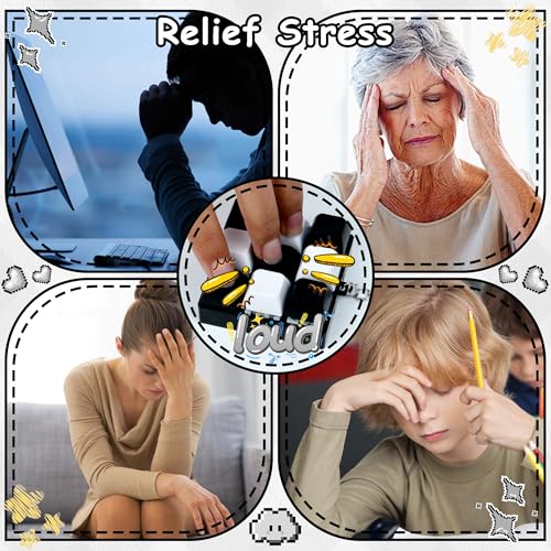 Keyboard Fidget Toy, Keyboard Keychain Fidget Toys, 9-in-1 Clicker Fidget Toy, Stress Relief Desk Decompression Button, Anxiety Relief Valentine's Day Gifts (2 Color-White Black) - color: 2 Color-white Black