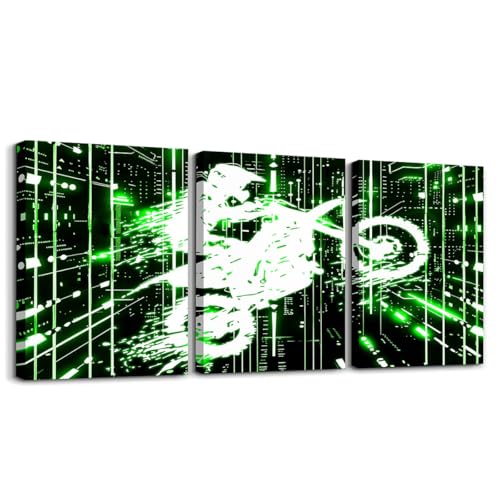 Feelyou Kids Dirt Bike Picture Wall Decor Racing Motocross Rider Wall Painting Posters Boys Girls Motorcycle Canvas Wall Art for Living Room Bedroom Motorbike Teens Bathroom Wall Art 12"x16"x 3Pcs - color: Multi A02