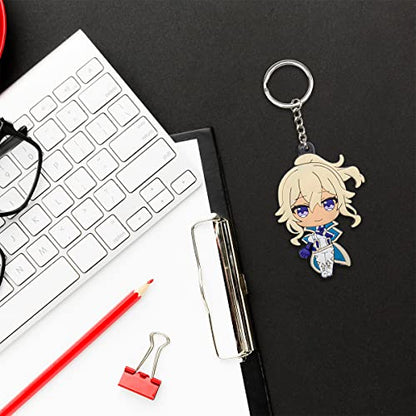 Impact Videogame Colorful Lanyard Keychains Stickers - color: Jean