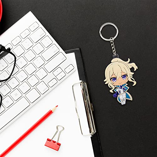 Impact Videogame Colorful Lanyard Keychains Stickers - color: Jean