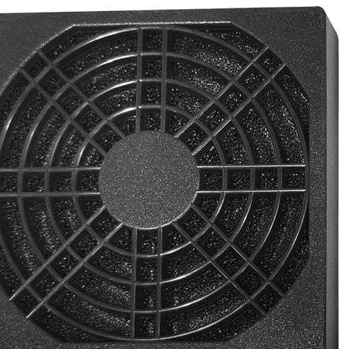 uxcell 2 Pack Fan Dust Filter Guard Grill Cover Black Plastic Computer Mesh for 80mm PC Case Fan