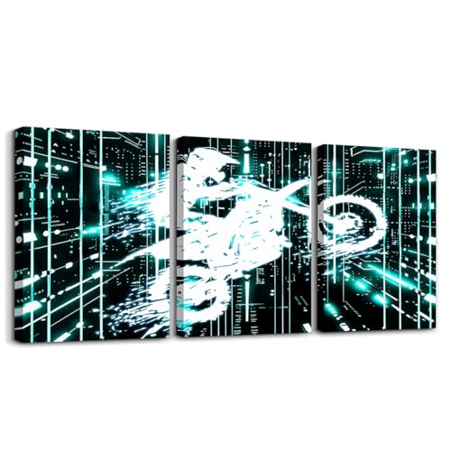Feelyou Boys Girls Dirt Bike Picture Wall Decor Racing Motocross Canvas Wall Art for Living Room Bedroom Kids Motorcycle Wall Painting Posters Motorbike Teens Bathroom Wall Art 12"x16"x 3Pcs - color: Multi A12