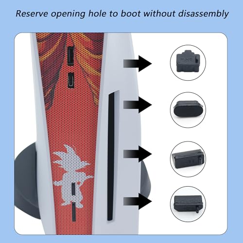 New Version 2.0 Dust Cover Net for PS5 Console, PS5 Heatsink Barrier Pets Hair Anti-dust Cover Dustproof for PlayStation 5 (PA) - color: PA