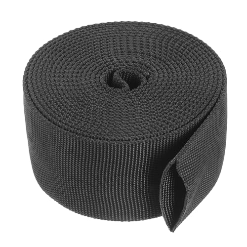 HARFINGTON Nylon Protective Hose Sleeve 1.1" ID 10FT Cable Cover Sheath Hydraulic Hose Protector Wrap for Welding Cord Tig Torch Hydraulic, Black - size: 1.1" ID 10FT