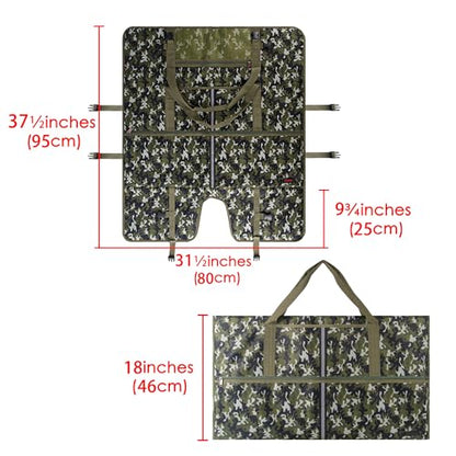 Travel Carrying Bag Compatible with 32" All-in-One Desktop Computer and 32" Monitor (Camouflage Green) - color: Camouflage Green