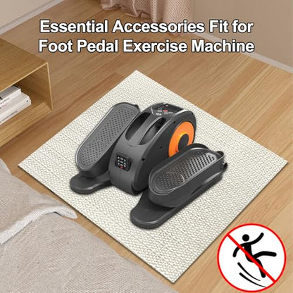 Non-Slip Mat, Perfect for Under Desk Elliptical Peddler Foot & Leg Pedal Trainer for Senior Fitness Home Sport Accessories, Enhanced Stability & Floor Protection