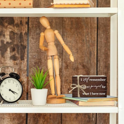 Decorative Books For Home Decor, Coffee Table Faux Wood Book Stack Decor, I Still Remember Modern Stacked Book Decor, Stacked Display Books For Shelf Mantel Nightstand Display, Three Pieces -C(09) - style: I still remember -04