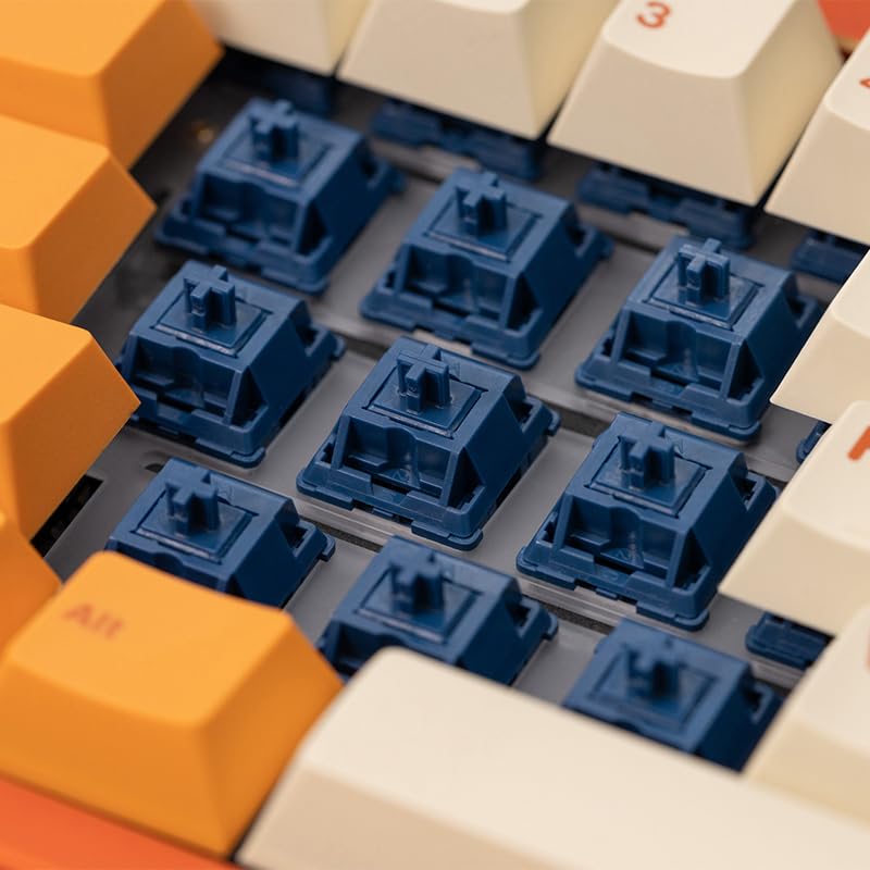 OOCTPK Chilkey 35pcs Light Tactile 5-Pin Mechanical Keyboard Switches Replacement Switch, Crisp Bump with Minimal Effort, Eell-Defined Tactile Bump, Accurate Typing, Pre-Lubricated, Smooth Keystrokes - color: Light Tactile Switches-35pcs