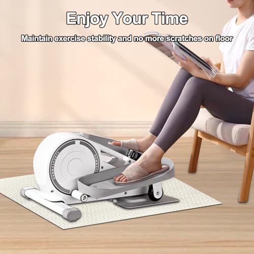 Non-Slip Mat, Perfect for Under Desk Elliptical Peddler Foot & Leg Pedal Trainer for Senior Fitness Home Sport Accessories, Enhanced Stability & Floor Protection