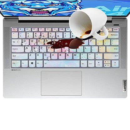 Keyboard Cover for Lenovo Yoga 5i 7i 9i 14" 2-in-1, Lenovo Flex 5 14", Ideapad 5 14", Lenovo Silm 7 9 14", IdeaPad Flex 5 5i 14, IdeaPad Slim 5i 7i Pro, ThinkBook 14 14s G2 G3 Keyboard Cover-Color - color: colors