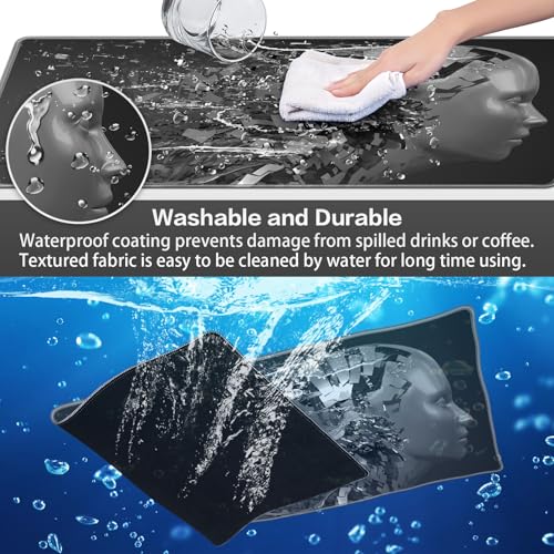 Canjoy Gaming Mouse Pad, Large Extended Mouse Pad Big Computer Mousepad for Home Office Gaming Work 31.5x15.7inch - color: Artificial Intelligence