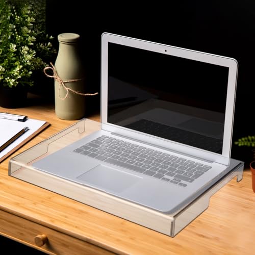 Veemoon 15.6inch Laptop Acrylic Keyboard Cover Anti-Cat Laptop Keyboard Cover Clear Mechanical Keyboard Dust Cover Computer Transparent Waterproof Protector Case for Home School Office