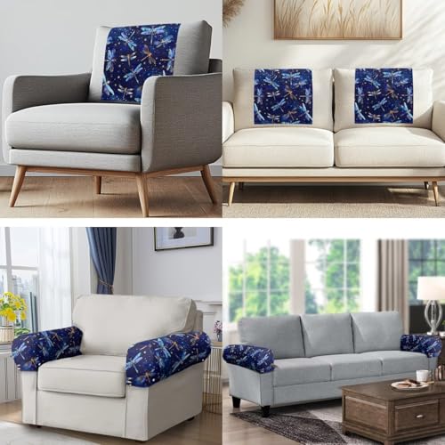 Leopard Prints Headrest Cover Sofa Armrest Cover Set Recliner Slip Cover for Headrest Chair Back Covers Office Chair Headrest Non Slip Recliner Headrests Protector Covers - color: Leopard Prints