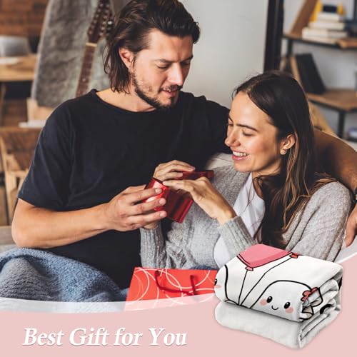 Anniversary Romantic Gifts for Women Men, Soft Flannel Love Blanket, Valentines Anniversary Birthday Gifts for Girlfriend Boyfriend, Engagement Wedding Gift for Wife Husband - 50’’ x 60’’ - color: Love