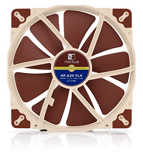 Noctua NF-A20 FLX, Premium Quiet Fan, 3-Pin (200x30mm, Brown)