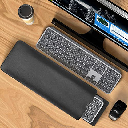 Protective Keyboard Case for Logitech MX Keys S & Logitech MX Keys & Logitech MX Mechanical Wireless Illuminated Keyboard, Logitech MX Keys S PU Leather Keyboard Sleeve Case, Black - size: Logitech MX Keys S