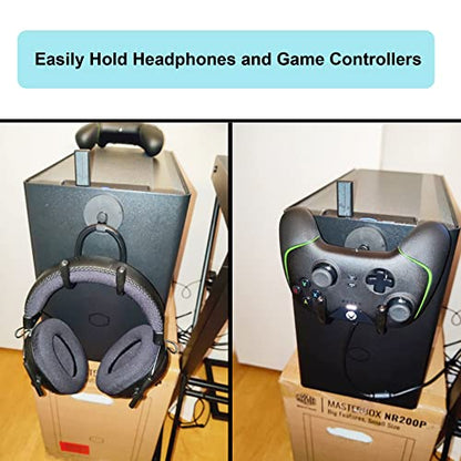YYST Magnetic Headset Headphone Holder for Computer/Gaming Headsets, Headphone, up to 1 kg(2 lbs)- No Headsets (1)