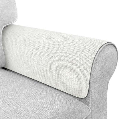 Couch Arm Covers, Sofa Arm Covers, Waterproof Armrest Cover for Sofa, Loveseat, Armchair, Anti-Slip Recliner Arm Cover, Headrest Cover, Arm Chair Covers Set of 2 (Cream, 22"×18") - color: Cream, size: 22" x 18" - 2 pcs