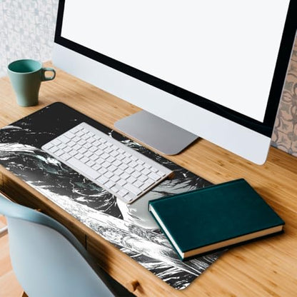 Dark Fantasy Gaming Mouse Pad Red Eyes Art Gaming Mouse Mat with Stitched Edges,Non-Slip Waterproof Rubber Base Office Computer Keyboard Laptop 31.5"x11.8" - color: Dark Fantasy, size: 31.5L x 11.8W inches