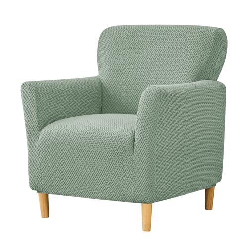 HAOYONG Banquet Armchair Slipcover Stretch Jacquard Chair Covers 1-Piece Armchair Sofa Covers Soft Arm Chair Cover Removable Washable Single Couch Covers Furniture Protector for Living Room - color: 37, size: Set of 1