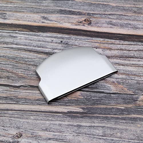 SING F LTD 2PCS Replacement Battery Door Covers Cases Protectors Compatible with Sony PSP 2000 2003 2004 3000 3003 3004 Silver Plastic Console Accessories - color: Silver